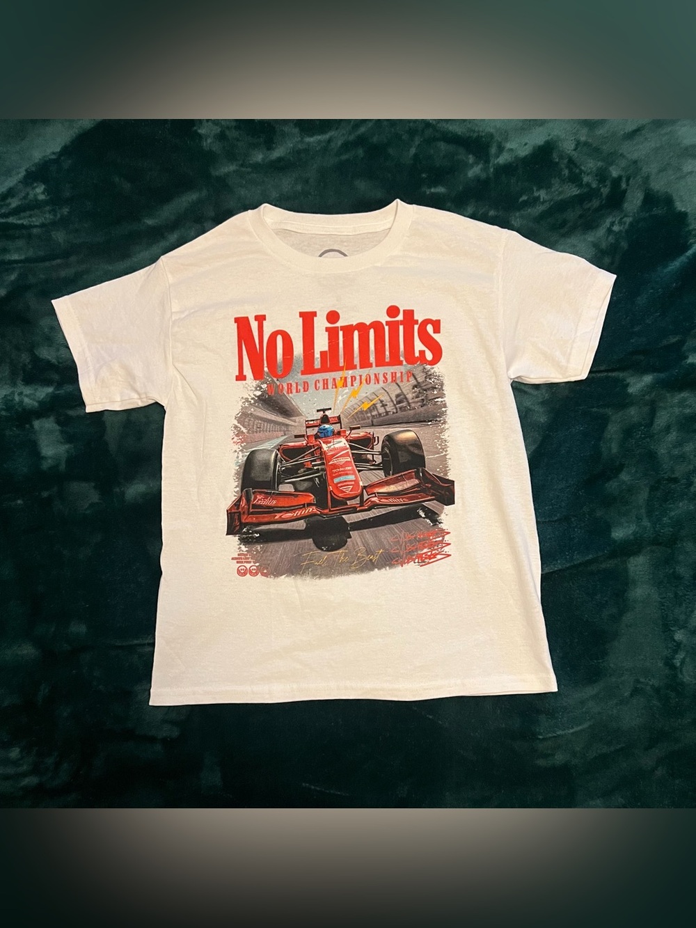 CVLA racing graphic cropped tee , Women’s Size S
